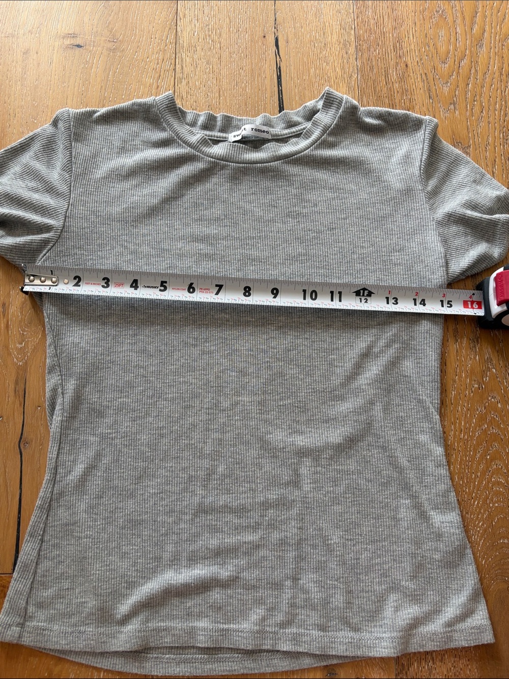Sweet Romeo Ribbed Baby tee (xs) - Picture 6 of 7